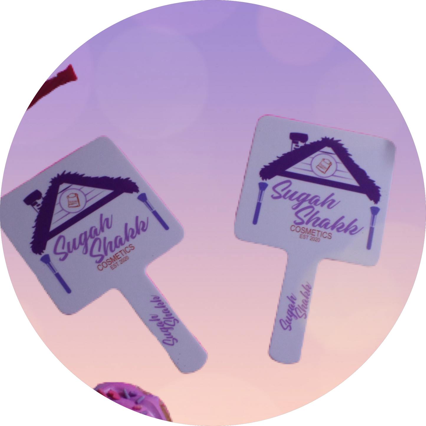 The Sugah Shakk Hand Mirrors by TheSugahShakkCosmetics